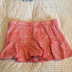 bcg Pink and White Girls' Ruffle Skort Shorts